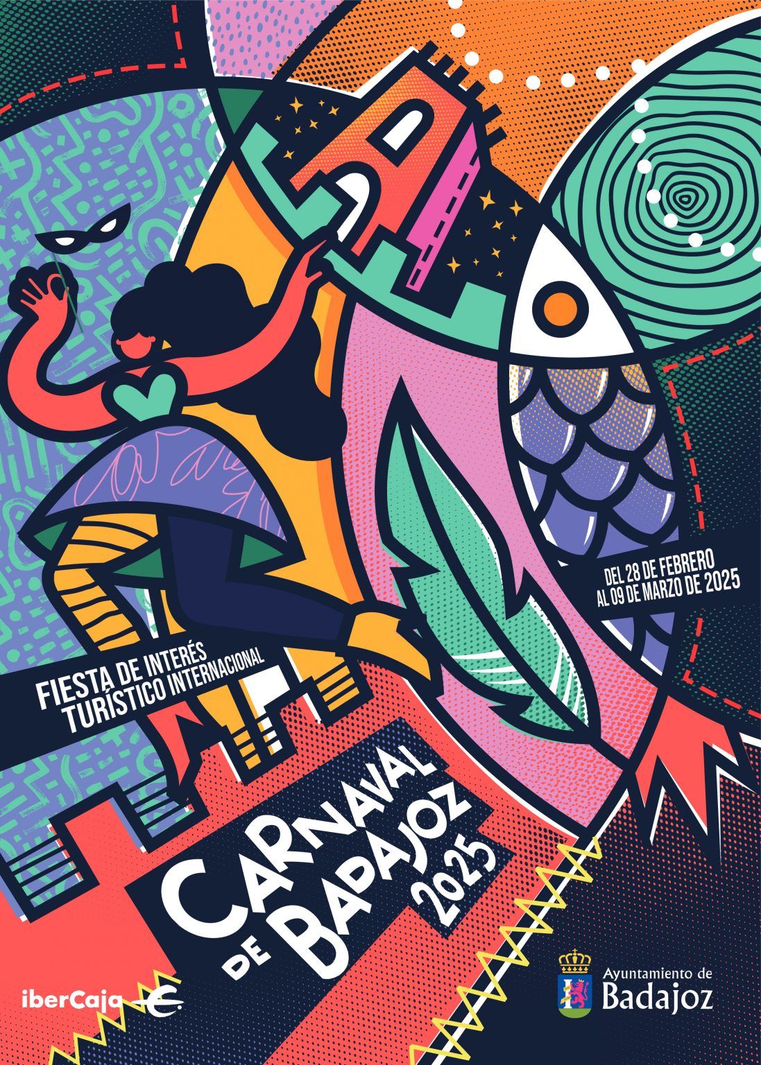 cartel carnaval 2025 badajoz
