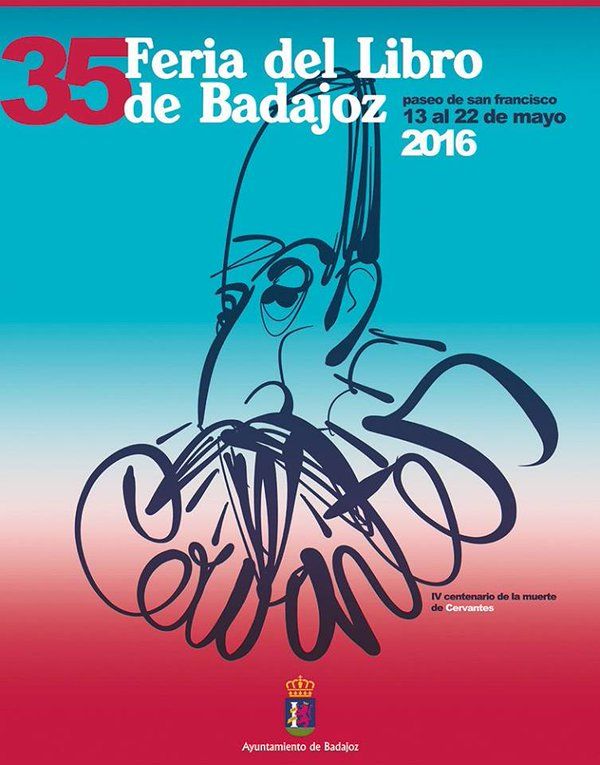 Cartel 35 Feria del libro Badajoz