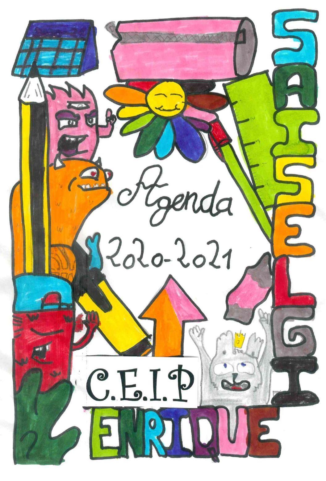 dibujo portada agenda manuel carroza