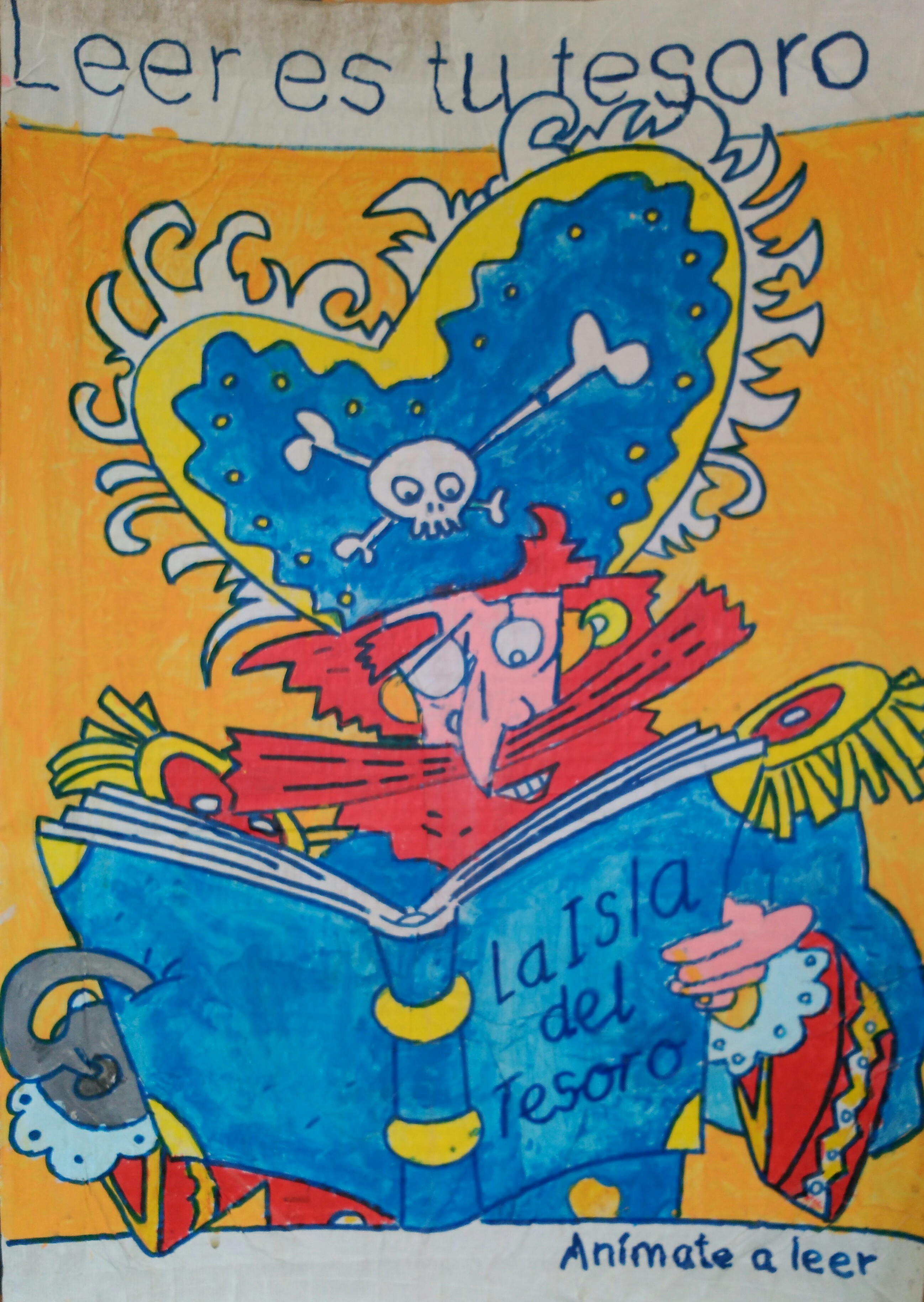 Cartel Anímate a leer